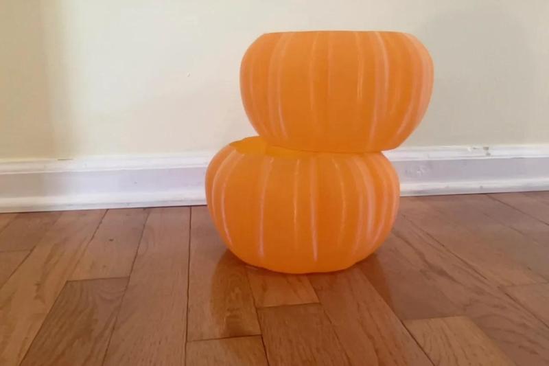 8in Pumpkin Container (Vase Mode)