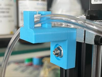 20 Series Aluminum Profile M5 Nut Fixed 7mm Air Tube Constraint Bracket