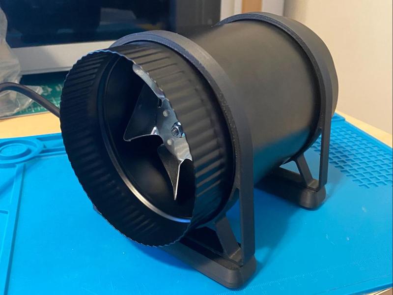 4″(101.6mm) Diameter Inline Duct fan Support