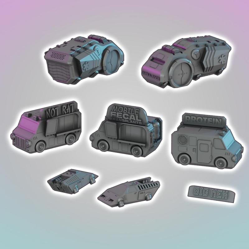 Flatline City: Scifi- Vehicles Pack