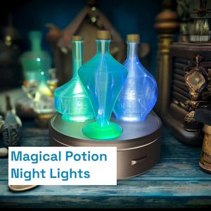 Magical Potion Night Lamps & Alchemist Draws