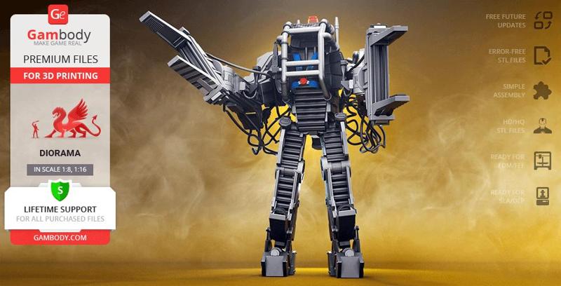 Power Loader 3D Printing Model | Assembly + Action