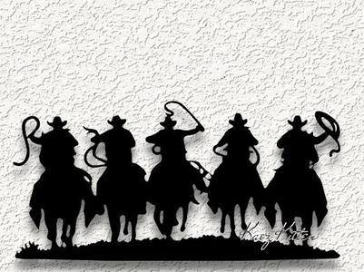 country western rodeo WALL ART HOME DECORboys.stl