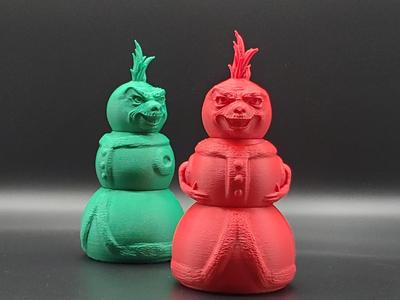 Grinch-worthy Planetary Snowman