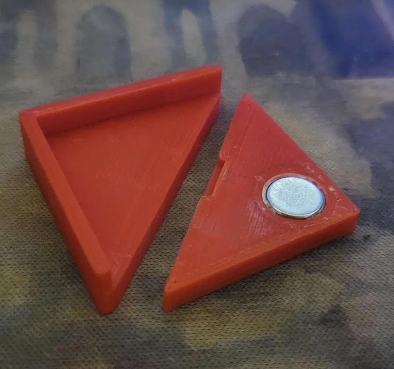 Magnetic Poster Hangers, 8mmx3mm magnets version
