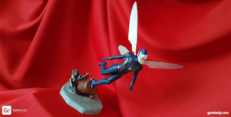 The Wasp 3D Printing Figurine in Diorama | Assembly