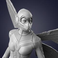 The Wasp 3D Printing Figurine in Diorama | Assembly