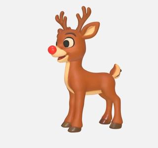 Reindeer cartoon cute