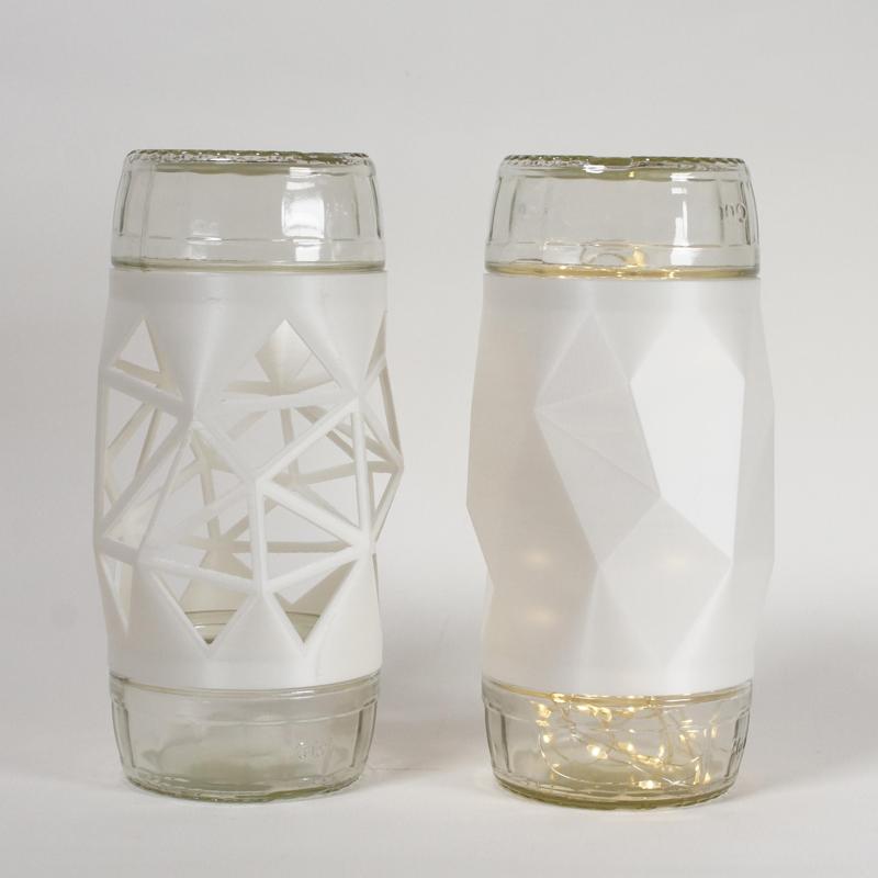 Gu Jar Low Polly Containers