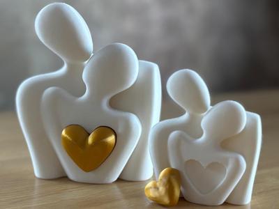 Couple In Love With Heart