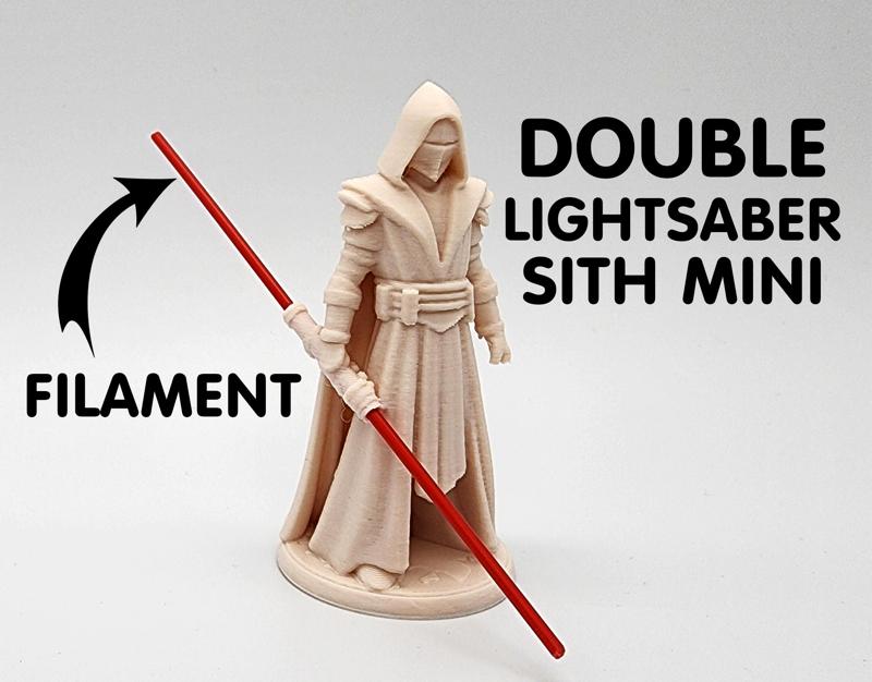 Double-Saber Sith Miniature w/Filament Lightsabers