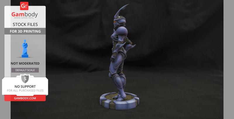 Guyver Girl Valkyria 3D Printing Figurine