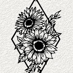 sunflowers country WALL ART