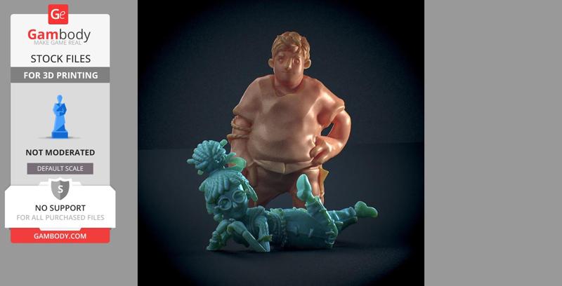 Cody and May from It Takes Two STL files for 3D Printing | Static