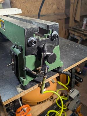 Wood Lathe – Air Compressor Blow Gun Hook Holder