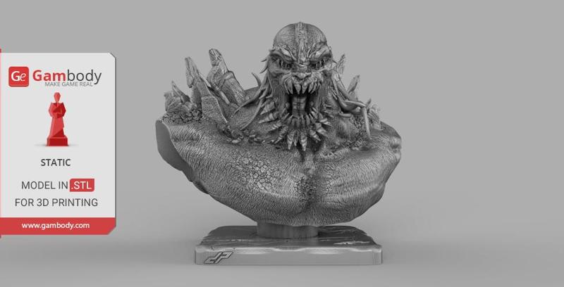 Doomsday Bust 3D Printing Miniature | Static