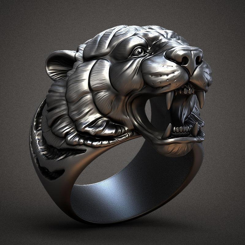 ring head of a tiger