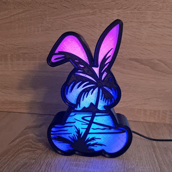BUNNY RABBIT LED LAMP