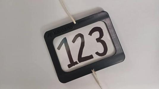 Horse show number tag | Číslo na koně