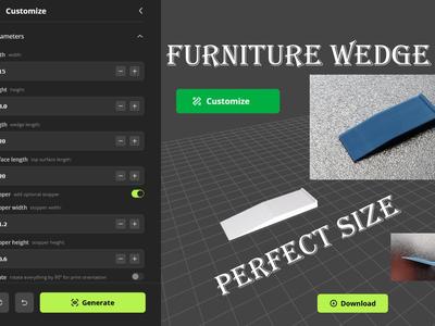 Custom Furniture Wedge