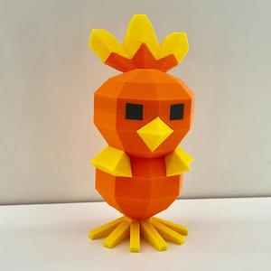 Low Poly Torchic – Single and Multi extruder