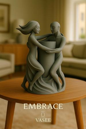 Vase Art – human organizer pot with sculpted touch