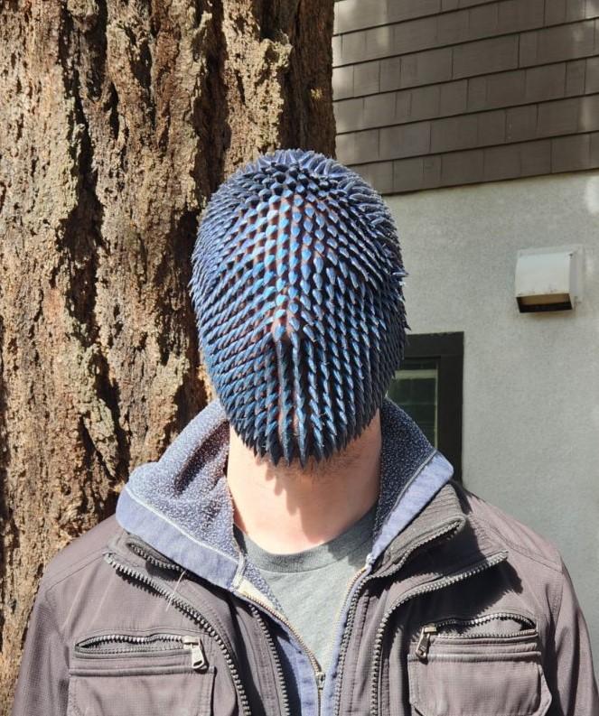 dragon scale hat/mask