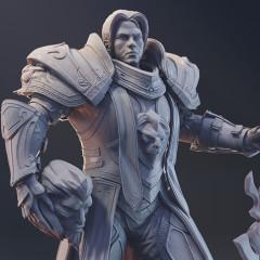 Anduin Wrynn STL Files for 3D Printing | Assembly Model