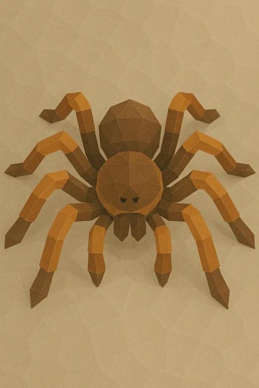Araña Low Poly