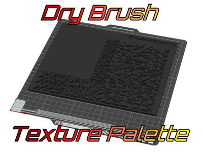 Dry Brush Texture Palette (Full Printbed Resize)