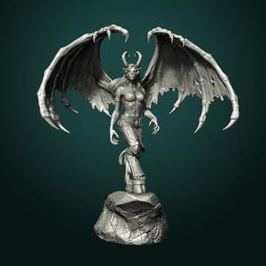 Demon Hunter pre-supported (World of Warcraft, fan art) FREE