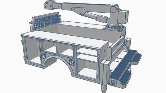 1/10th scale crane service bed fits CEN F450