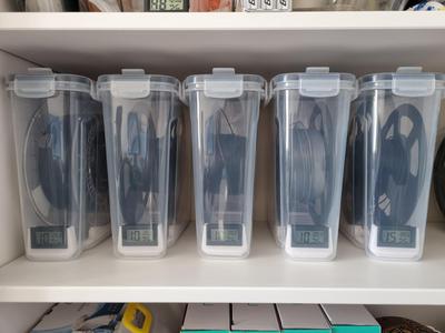 Cereal box – Dry box – Spool and Dessiccant holder