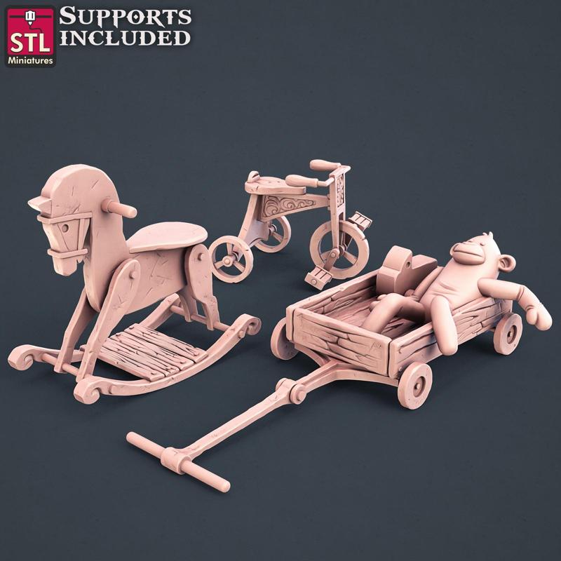 Townsfolks MonkeyCart Tricycle WoodHorse