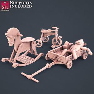 Townsfolks MonkeyCart Tricycle WoodHorse