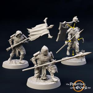 Modular Half-Orc Pikemen – Presupported
