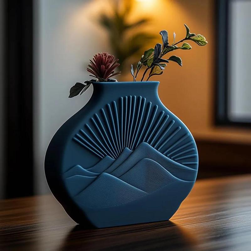 Sunrise Peaks Vase