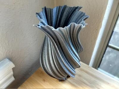 Mandelbrot Fractal Twist Vase No.2