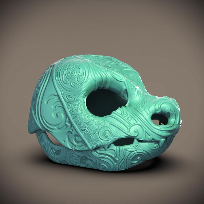 Ornate Blastoise Skull (Pokemon)