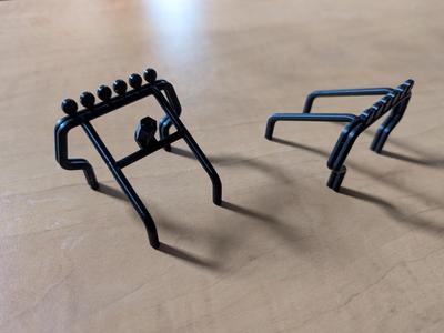 Scx24 Rack, Optional 7mm Hex Hub. 1/24 1/18 RC