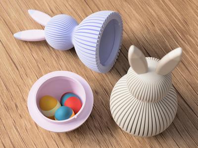 Japandi Bunny (gift container)