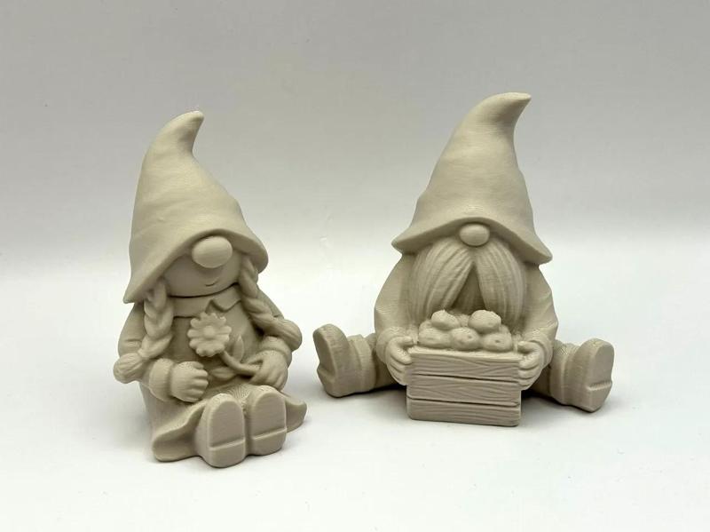 Adorable Sitting Gnomes