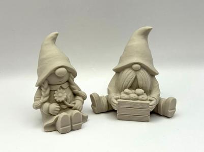 Adorable Sitting Gnomes