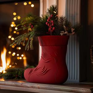 Christmas Stocking Vase
