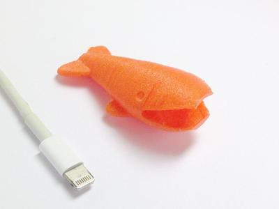 Bite : Lightning cable protector (NinjaFlex)