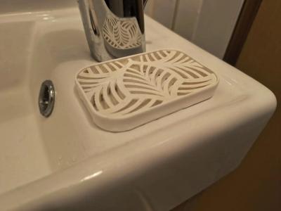 Soap dish – tropical, square