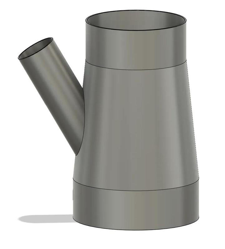 Asymmetrical dust Y fitting