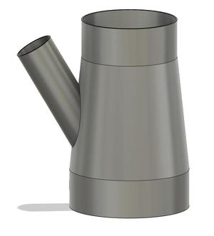 Asymmetrical dust Y fitting