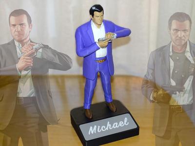 Michael from GTAV FanArt Sculpture Scale 1:5