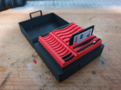 SD and Micro SD card Storage and Travel Box
